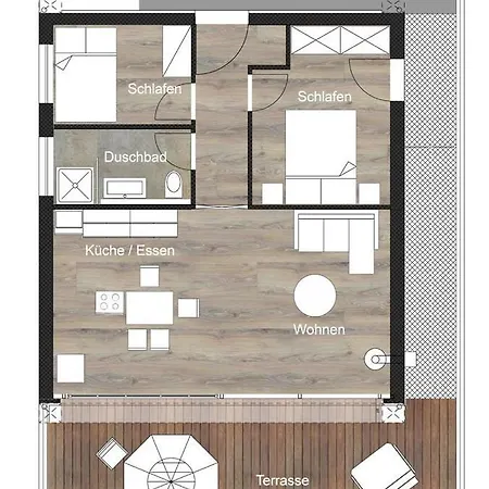 펜션 Petit-chalet Am Hainer *