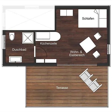 펜션 Petit-chalet Am Hainer *